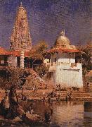 The Temple and Tank of Walkeshwar at Bombay Edwin Lord Weeks
